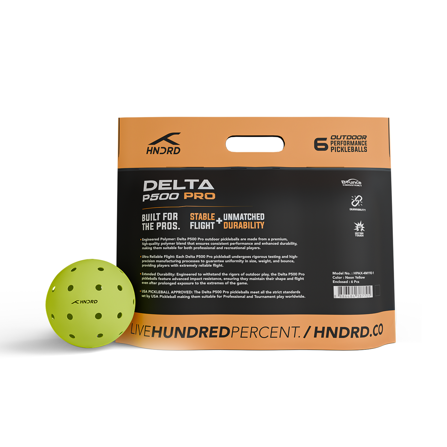 Delta P500 Pro - 6 in 1 (Neon Yellow)