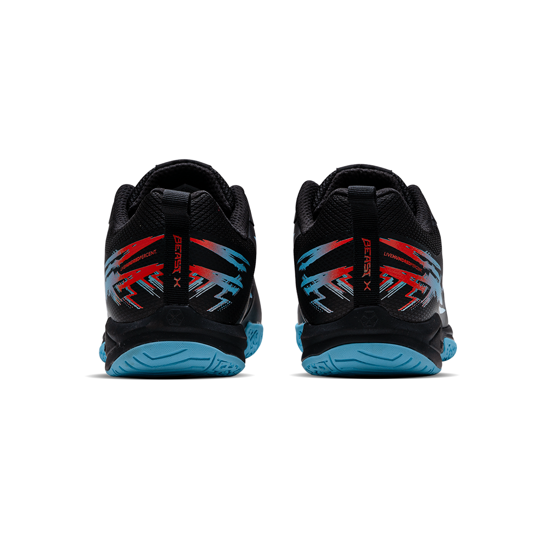 BEAST X - BLACK/SEA BLUE/NEON RED
