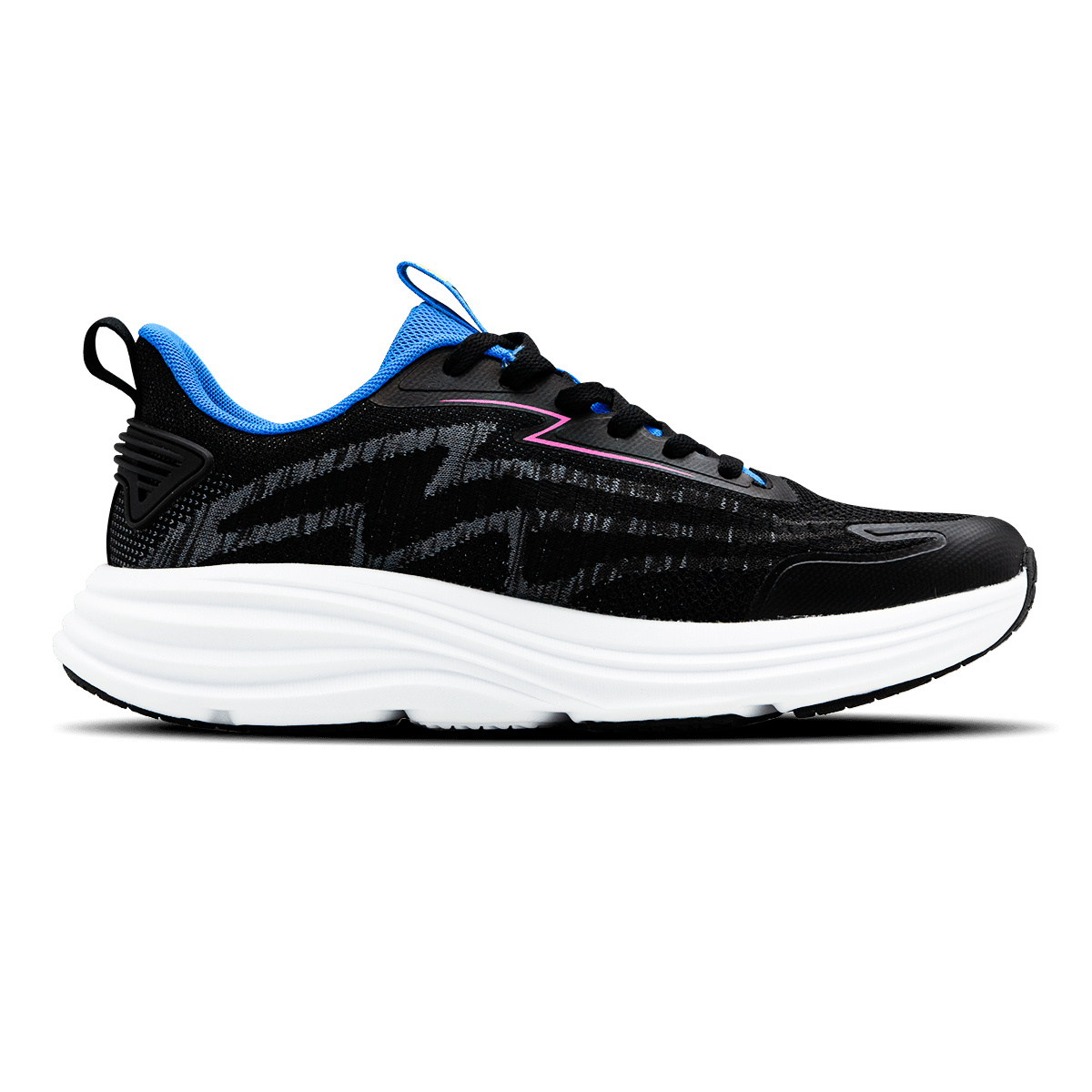 Soft Stride-Black/Blue/Lime