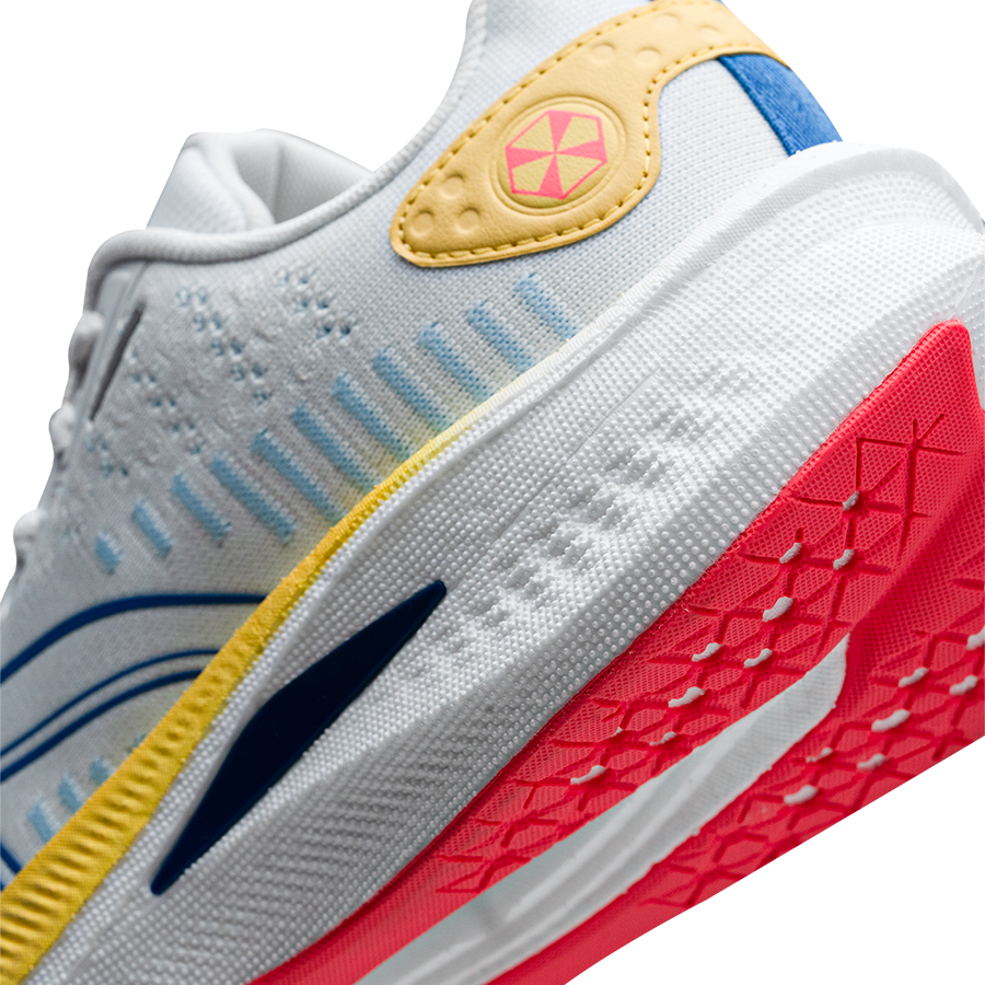 Sprint Pace-WHITE/BLUE/ORANGE RED