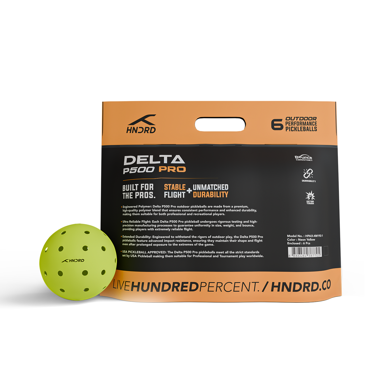 Delta P500 Pro - 6 in 1 (Neon Yellow)