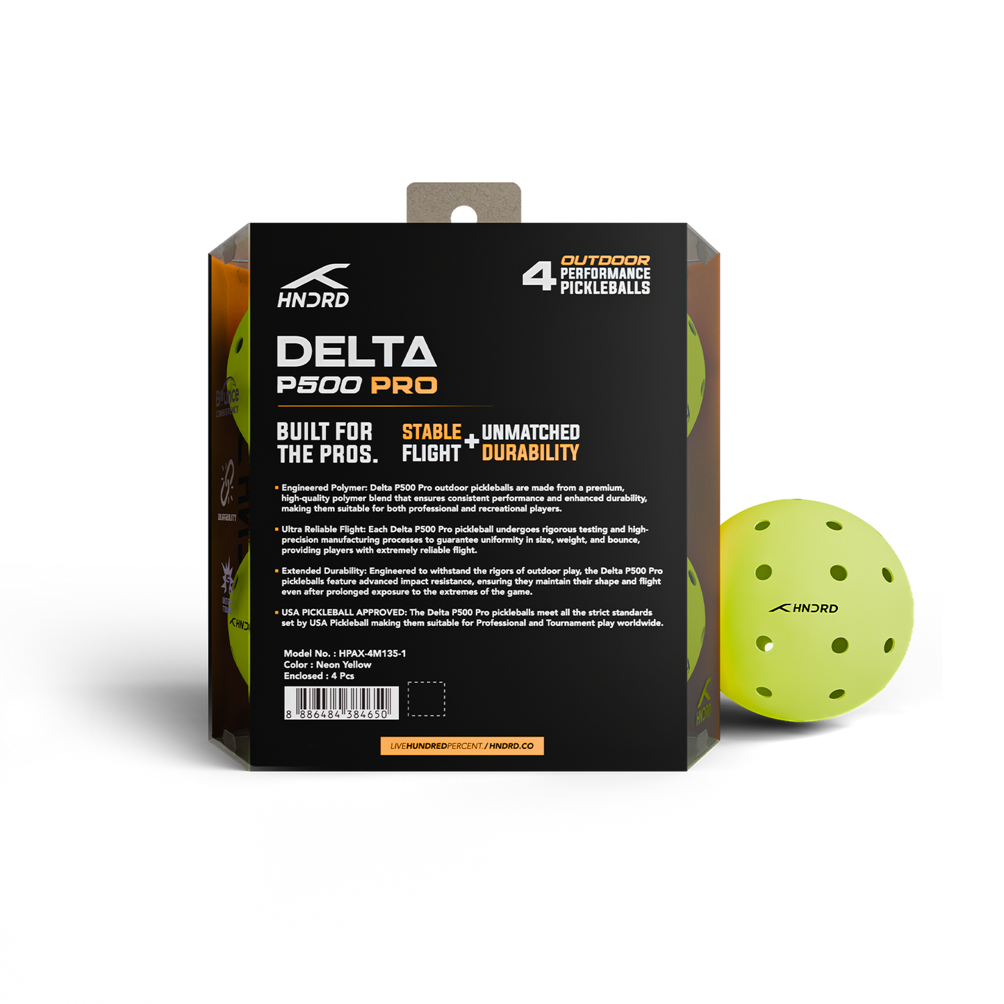 Delta P500 Pro - 4 in 1 (Neon Yellow)