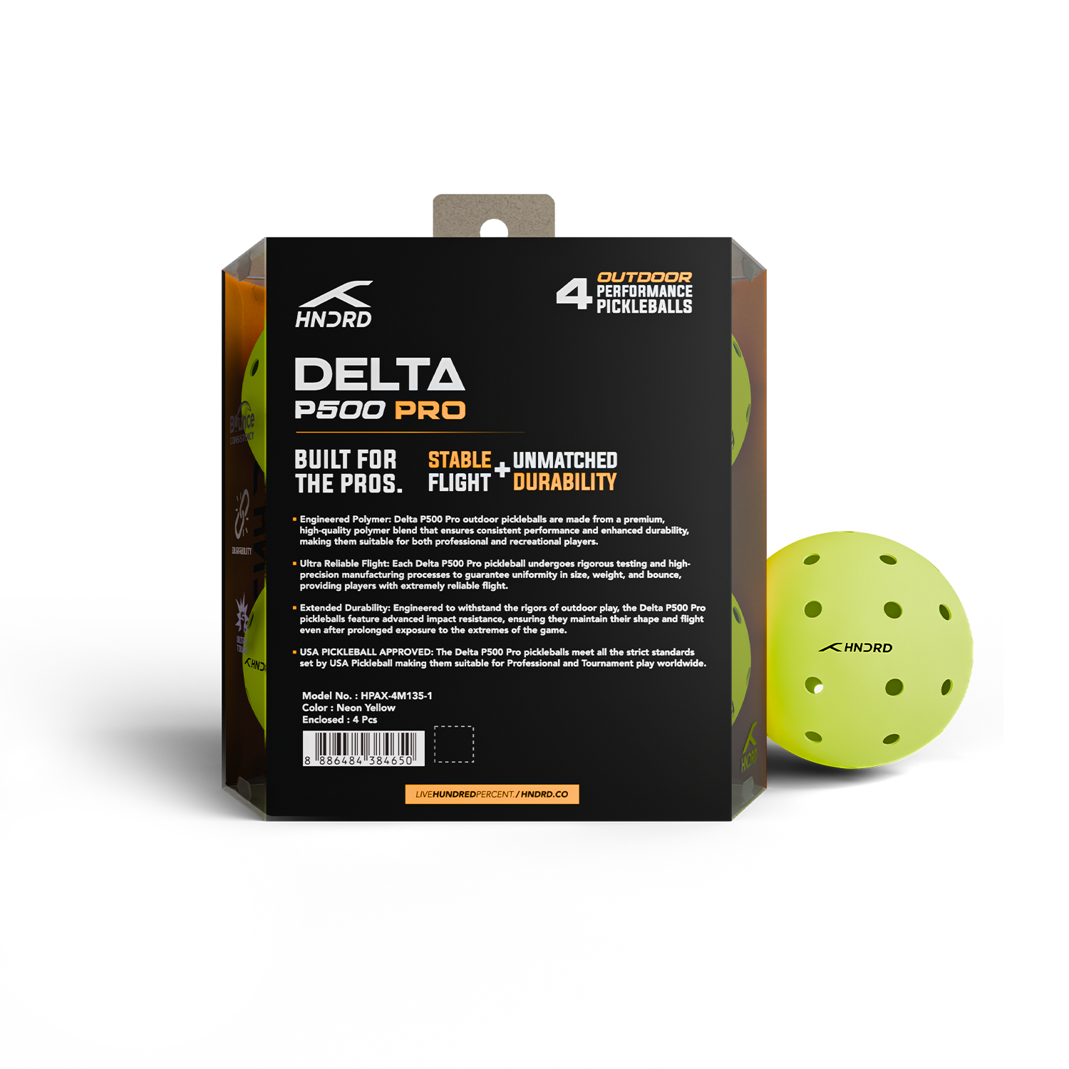 Delta P500 Pro - 4 in 1 (Neon Yellow)