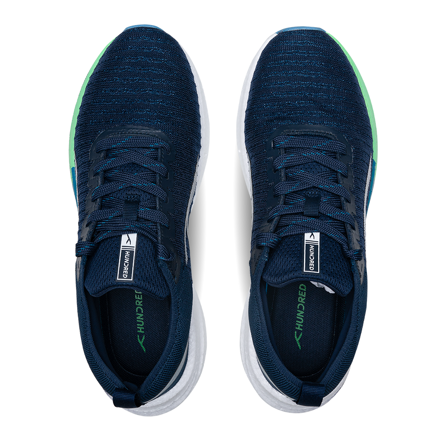 Hundred JAKARTA VI Running Shoes - NAVY/WHITE/GREEN